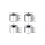Zebra 72291 Z-Select 4000T Thermal Transfer Paper 1870/Roll 4x3 Length White 4-Pack 72291