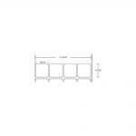 Zebra Z-Xtreme 5000T 2 190 labels/roll 0.9375x 0.9375 Thermal Label Paper 4-Pack 10008404