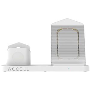 Accell D233B-001F 3-in-1 Fast-Wireless Wireless Charging Station for iPhone