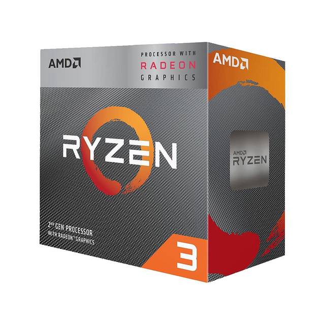 AMD YD3200C5FHBOX Ryzen 3 3200G with Radeon Vega 8 Graphics Quad-Core 3.6GHz Socket AM4 AMD YD3200C5FHBOX Ryzen 3 3200G with Radeon Vega 8 Graphics Quad-Core 3.6GHz Socket AM4