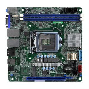ASRock Rack C246 WSI Intel C246/ DDR4/ SATA3&USB3.0/ A&2GbE/ Mini ITX Server Motherboard