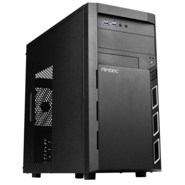 Antec VSK3000 ELITE No Power Supply MicroATX Case (Black)