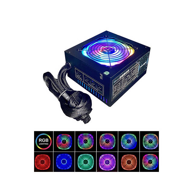 Apevia ATX-ES700-RGB 700W Essence Series Power Supply w/ ARGB Fan Apevia ATX-ES700-RGB 700W Essence Series Power Supply w/ ARGB Fan
