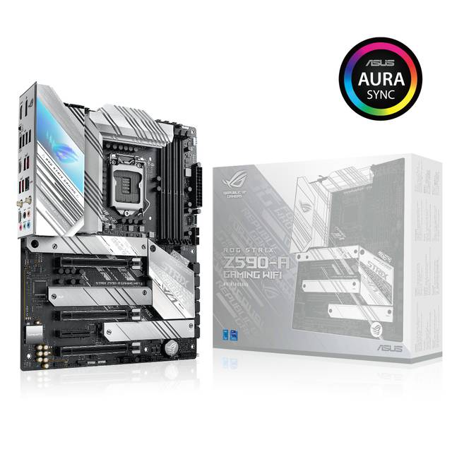 Asus ROG STRIX Z590-A GAMING WIFI Socket LGA1200/ Intel Z590/ DDR4/ SATA3&USB3.2/ M.2/ ATX Motherboard Asus ROG STRIX Z590-A GAMING WIFI Socket LGA1200/ Intel Z590/ DDR4/ SATA3&USB3.2/ M.2/ ATX Motherboard