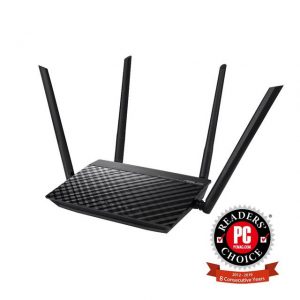 Asus RT-AC1200GE AC1200 Dual-Band Wi-Fi Router with MU-MIMO and Parental Controls for smooth streaming 4K videos from Youtube and Netflix