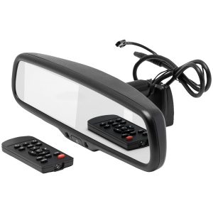 CrimeStopper MIR-ACT MIR-ACT 4.3" Universal Rearview Mirror with Built-in Compass & Temperature Display