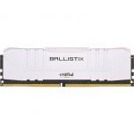 Crucial Ballistix DDR4-2666 8GB/1G x 64 CL16 Desktop Gaming Memory (White)