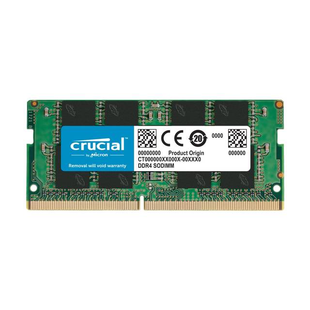 Crucial DDR4-2666 SODIMM 8GB/1Gx64 CL19 Notebook Memory Crucial DDR4-2666 SODIMM 8GB/1Gx64 CL19 Notebook Memory