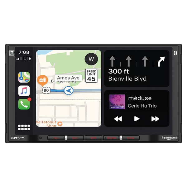 Dual DCPA701 7-Inch Double-DIN In-Dash Digital Media Receiver with Bluetooth Dual DCPA701 7-Inch Double-DIN In-Dash Digital Media Receiver with Bluetooth