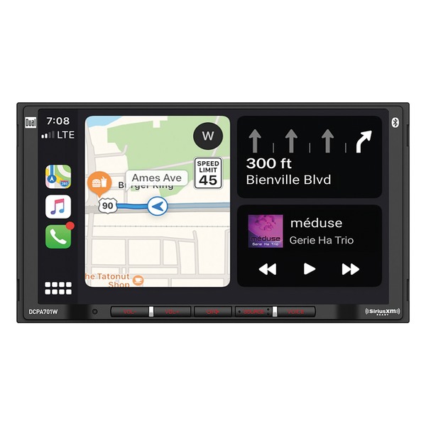 Dual DCPA701W 7-Inch Double-DIN In-Dash Digital Media Receiver with Bluetooth Dual DCPA701W 7-Inch Double-DIN In-Dash Digital Media Receiver with Bluetooth