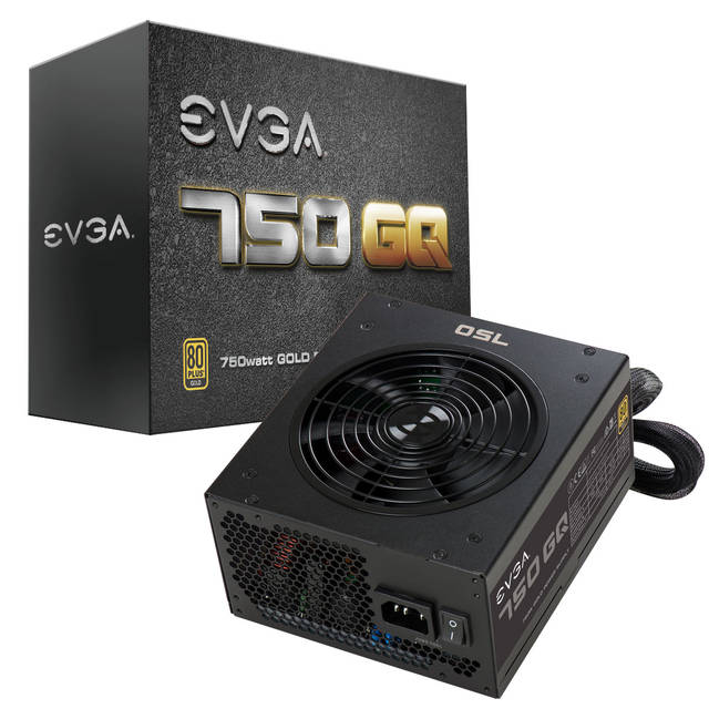 EVGA 750 GQ 210-GQ-0750-V1 750W 80 PLUS Gold ATX12V & EPS12V Power Supply w/ Active PFC EVGA 750 GQ 210-GQ-0750-V1 750W 80 PLUS Gold ATX12V & EPS12V Power Supply w/ Active PFC