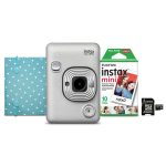 FUJIFILM 600021182 instax mini LiPlay Camera and Printer (White)