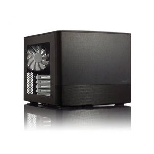 Fractal Design Node 804 No Power Supply MicroATX Cube Case w/ Window (Black)