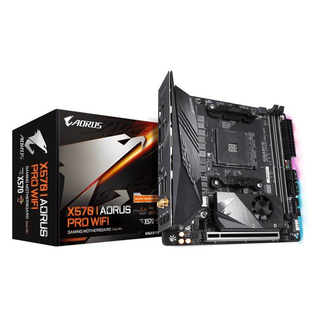 GIGABYTE X570 I AORUS PRO WIFI Socket AM4/ AMD X570/ DDR4/ PCIE 4.0/ SATA3&USB3.2/ M.2/ A&GbE/ WIFI/BLUETOOTH/ HDMI/ DP/ Mini-ITX Motherboard GIGABYTE X570 I AORUS PRO WIFI Socket AM4/ AMD X570/ DDR4/ PCIE 4.0/ SATA3&USB3.2/ M.2/ A&GbE/ WIFI/BLUETOOTH/ HDMI/ DP/ Mini-ITX Motherboard