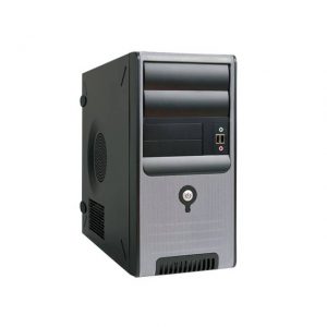 In-Win Z583.CH350TB3 350W TAC 2.0 MicroATX Mini Case (Black/Silver)