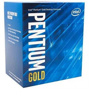 Intel Pentium Gold G6400 Dual-Core Comet Lake Processor 4.0GHz 8GT/s 4MB LGA 1200 CPU Retail