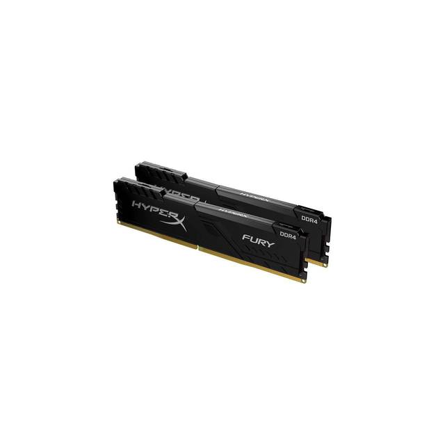 Kingston HyperX Fury Black HX436C18FB3K2/64 DDR4-3600 64GB(2x32GB)/4Gx64 CL18 Memory Kit Kingston HyperX Fury Black HX436C18FB3K2/64 DDR4-3600 64GB(2x32GB)/4Gx64 CL18 Memory Kit