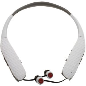 Lucid Audio HLT-NHE-BT-P AMPED HearBand with Bluetooth & Microphones (White)
