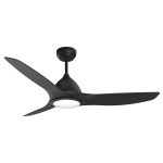 ONE Products by Promounts OSCF02-B 52-Inch Smart Ceiling Fan (Black)