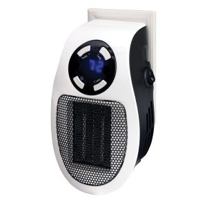 Optimus H-7801 Wall Outlet Plug-in Handy Heater with Thermostat and Timer