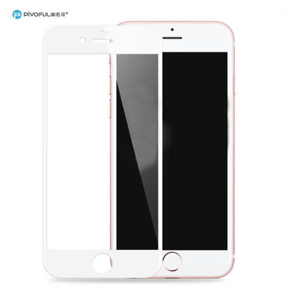 Pivoful PIV-I7TGW iPhone7 3D Tempered Glass Film (White)