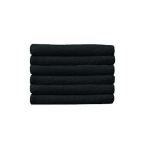 Prism Bcr Towel 16X29 Ctn-Black 1Dz