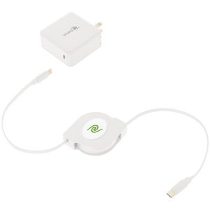 ReTrak ETCHGNBC61 61-Watt USB-C Notebook Charger with Retractable Cable