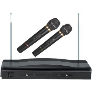 Supersonic SC-900 Professional Dual Wireless Microphone System