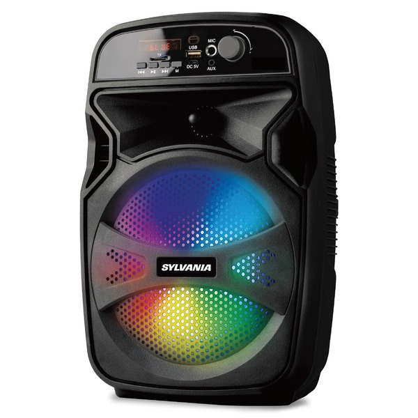 SYLVANIA SPA657-B Rechargeable 6.5-Inch 10-Watt Portable Bluetooth Tailgate Speaker with FM Radio SYLVANIA SPA657-B Rechargeable 6.5-Inch 10-Watt Portable Bluetooth Tailgate Speaker with FM Radio