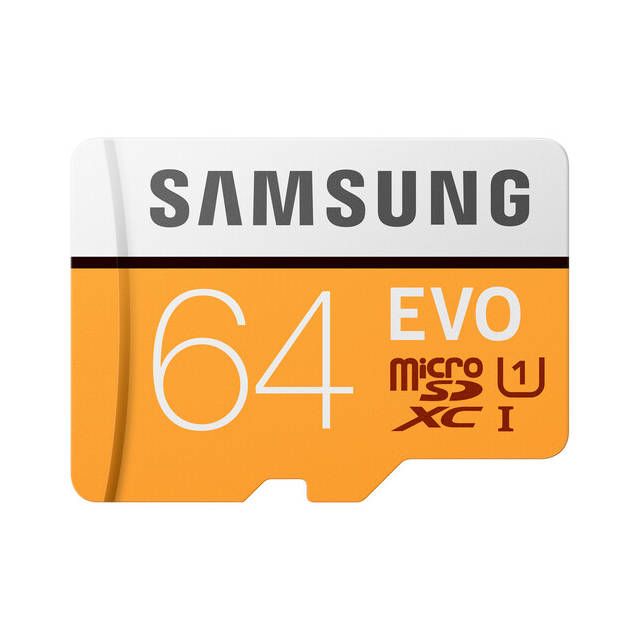 Samsung 64GB EVO MicroSDXC Memory Card w/ Adapter Samsung 64GB EVO MicroSDXC Memory Card w/ Adapter