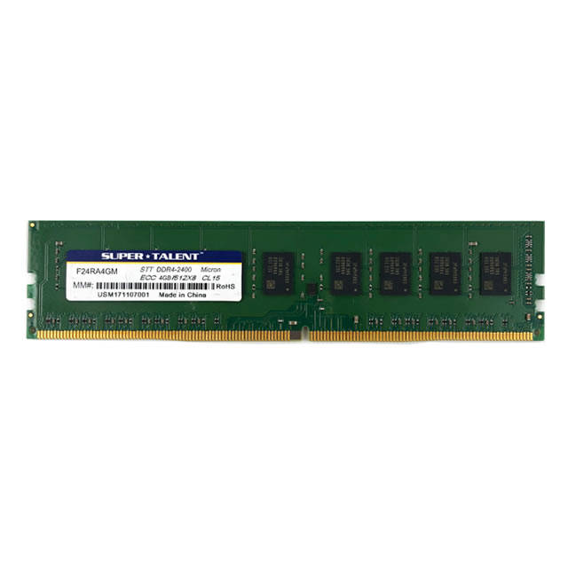 Super Talent DDR4-2400 4GB ECC/REG Micron Chip Server Memory Super Talent DDR4-2400 4GB ECC/REG Micron Chip Server Memory