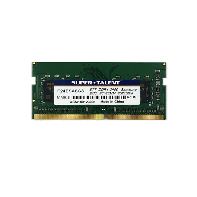 Super Talent DDR4-2400 SODIMM 8GB ECC Samsung Chip Notebook Memory Super Talent DDR4-2400 SODIMM 8GB ECC Samsung Chip Notebook Memory