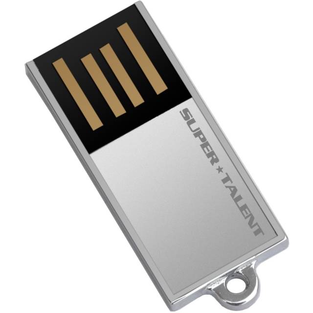 Super Talent Pico-C 32GB Silver USB 2.0 Flash Drive Super Talent Pico-C 32GB Silver USB 2.0 Flash Drive