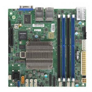 Supermicro A2SDI-4C-HLN4F-B Intel Atom C3558/ DDR4/ SATA3&USB3.0/ M.2/ V&4GbE/ Mini-ITX Motherboard & CPU Combo