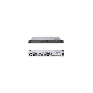 Supermicro CSE-512L-200B 200W Mini 1U Rackmount Server Chassis (Black)