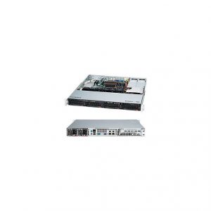 Supermicro SuperChassis CSE-813MFTQC-R407CB 400W 1U Rackmount Server Chassis (Black)