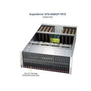 Supermicro SuperServer SYS-4029GP-TRT2 Dual LGA3647 2000W 4U Rackmount Server Barebone System (Black)