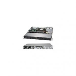 Supermicro SuperServer SYS-5019P-MTR Single LGA3647 400W 1U Rackmount Server Barebone System (Black)