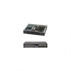 Supermicro SuperServer SYS-E300-8D FCBGA 1667 Mini-1U Server Barebone System (Black)