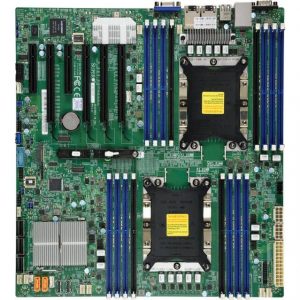 Supermicro X11DPI-N-O Dual LGA3647/ Intel C621/ DDR4/ SATA3&USB3.0/ V&2GbE/ EATX Server Motherboard