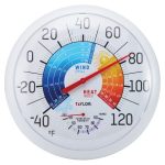 Taylor Precision Products 6751 13.25-Inch Wind Chill/Heat Index Thermometer and Hygrometer