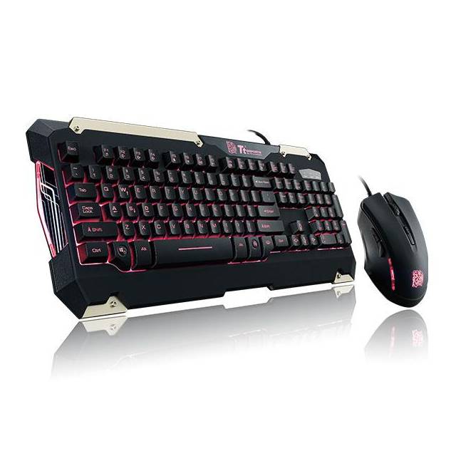 Thermaltake Tt eSPORTS KB-CMC-PLBDUS-01 Wired USB Commander Gaming Gear Keyboard & Mouse Combo Thermaltake Tt eSPORTS KB-CMC-PLBDUS-01 Wired USB Commander Gaming Gear Keyboard & Mouse Combo