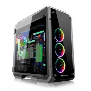 Thermaltake View 71 Tempered Glass Edition CA-1I7-00F1WN-00 No Power Supply ATX Full Tower (Black)