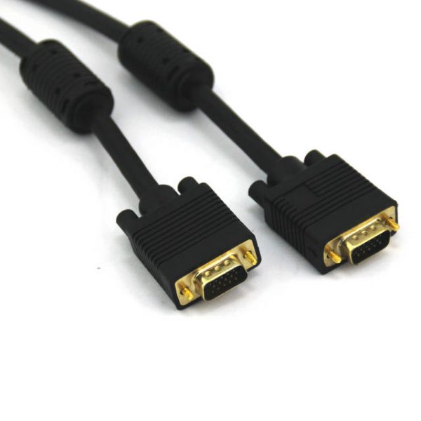 VCOM CG381D-G-50 50ft VGA Male to VGA Male Cable (Black)