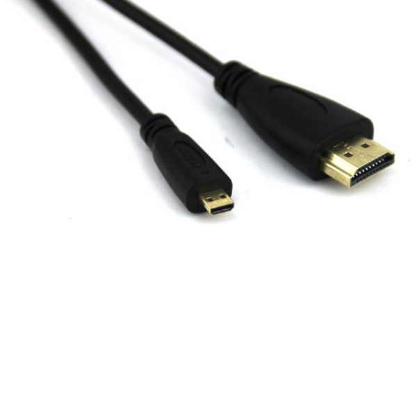 VCOM CG588-6FEET 6ft HDMI Male to Micro HDMI Male High Speed w/ HDMI v1.4 (Black)