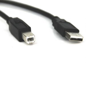 VCOM CU201-10FEET 10ft USB 2.0 Type A Male to USB 2.0 Type B Male Printer Cable (Black)