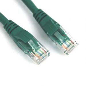 VCOM NP511-7-GREEN 7ft Cat5e UTP Molded Patch Cable (Green)