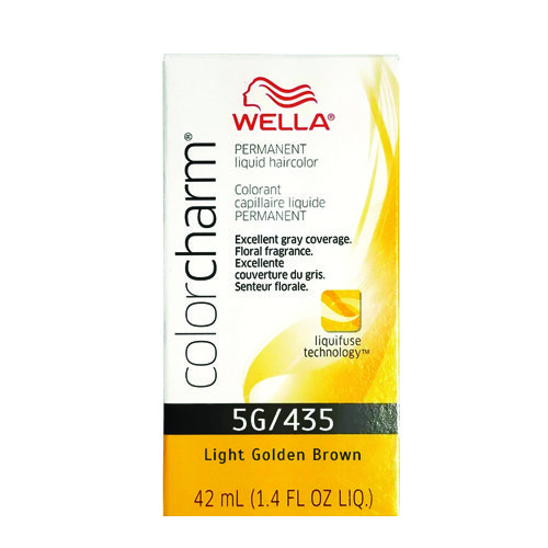 Wella Color Charm Liquid Color 435/5G Light Golden Brown