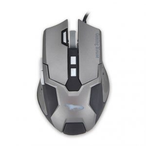 iMicro Cobra IM-COBZ2 USB Wired Optical Mouse (Black&Space Gray)