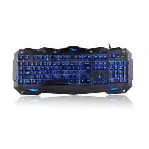 iMicro Cobra IM-KBCOBV8 110-Key Wired USB LED Backlit Gaming Keyboard (Black)